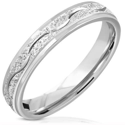 NSS3003 Dámský snubní prsten ocel (55)