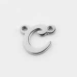 Ocelový přívěsek písmeno - iniciála ”Q” [30]