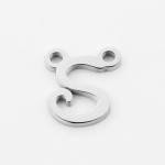 Ocelový přívěsek písmeno - iniciála ”Q” [46]