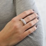 Stříbrný prsten s krystaly Swarovski ab efekt 35031.2 [1]