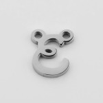 Ocelový přívěsek písmeno - iniciála ”U”