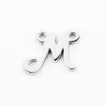 Ocelový přívěsek písmeno - iniciála ”G”