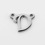 Ocelový přívěsek písmeno - iniciála ”R”