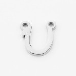 Ocelový přívěsek písmeno - iniciála ”K”