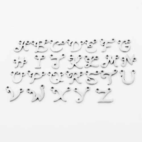 Ocelový přívěsek písmeno - iniciála ”H”