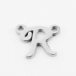 Ocelový přívěsek písmeno - iniciála ”H”