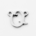 Ocelový přívěsek písmeno - iniciála ”L”