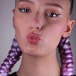 Zlacený falešný magnetický septum piercing do nosu [4]