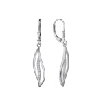 Stříbrné visací náušnice