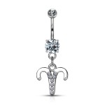Piercing do pupíku - znamení vodnář