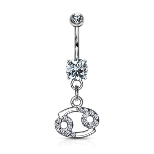 Piercing do pupíku - znamení rak