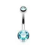 Piercing do pupíku - banánek malý (žlutá)