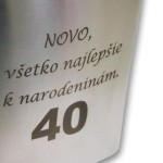 Služba laserové rytí TEXTU OBOUSTRANNÉ