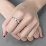 Ocelový prsten se zirkony (49)