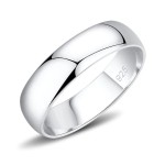 Stříbrný prsten šíře 5 mm [0]