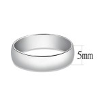 Stříbrný prsten šíře 5 mm [2]