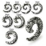 Roztahovák do ucha - spirála (6 mm)