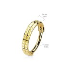 Segment kruh s hroty - helix / cartilage / tragus piercing (1,2 x 8 mm)
