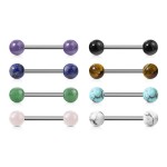 Piercing do jazyku s vnitřním závitem - sodalit