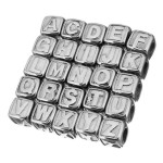 Navlékací ocelový přívěsek korálek - písmeno ”Y”