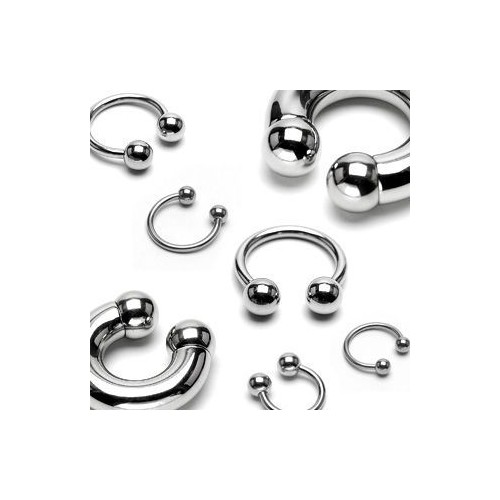 Piercing - podkova (1,2 x 16 mm, 5 mm)