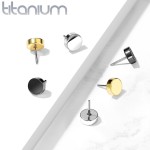 Placka k PUSH IN piercingu TITAN (4 mm)