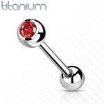 Piercing do jazyku TITAN (vitrail medium)