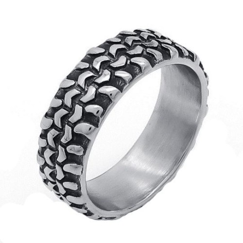 Pánský ocelový prsten pneumatika (68)