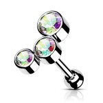 Cartilage /  helix / tragus piercing (vitrail medium)