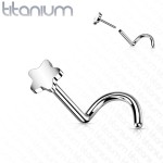 PUSH IN piercing do nosu TITAN, 0,8 x 6 mm [0]