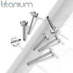 PUSH IN tyčka k labretě TITAN (1,2 x 8 mm)