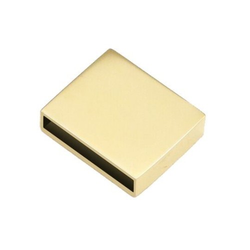 Zlacený ocelový korálek na náramek