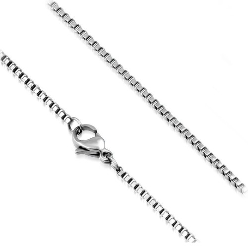 Ocelový řetízek čtvercový, tl. 2,5 mm (50 cm)