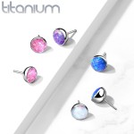 Kamínek k PUSH IN piercing do nosu TITAN (2,5 mm)