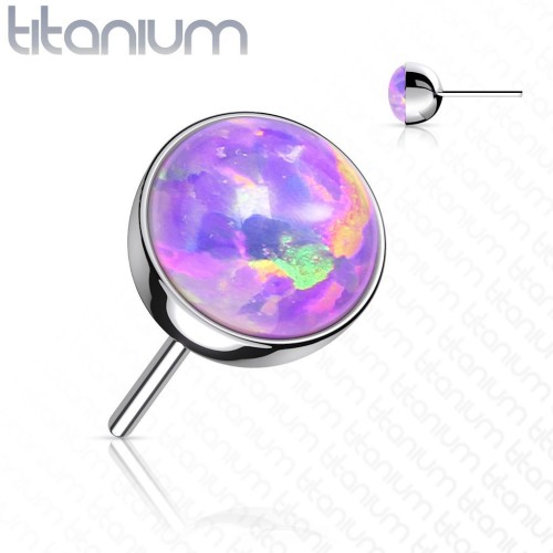 Kamínek k PUSH IN piercing do nosu TITAN (2,5 mm)