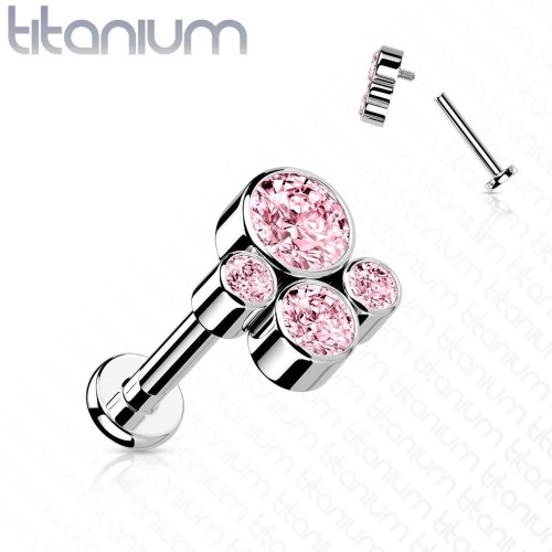 Piercing do brady / ucha TITAN (1,2 x 8 mm)