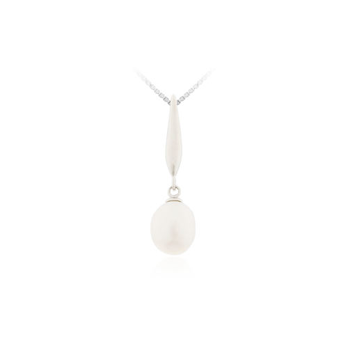 Stříbrný přívěsek s perlou
