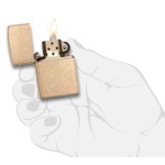 ZIPPO zapalovač ARMOR® TUMBLED BRASS