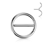 Piercing kruh do bradavky, 1,6 x 12 mm [0]