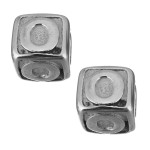 Navlékací ocelový přívěsek korálek - písmeno ”A”