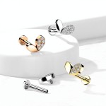 Labreta / cartilage piercing (1,2 x 6 mm)