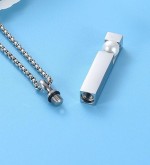 Náhrdelník - pamětní přívěsek, pietní přívěsek, přívěsek na popel hranol