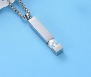 Náhrdelník - pamětní přívěsek, pietní přívěsek, přívěsek na popel hranol