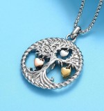 Náhrdelník - pamětní přívěsek, pietní přívěsek, přívěsek na popel strom života