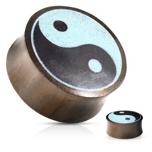 Sono wood plug do ucha jing-jang (16 mm)