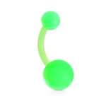 Piercing do pupíku - banánek černý