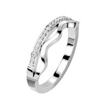 Ocelový prsten se zirkony (55) [2]