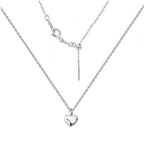 Dětský stříbrný náhrdelník se srdíčkem Crystals from Swarovski® Crystal