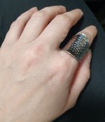 Ocelový prsten (57) [8]
