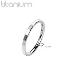 Segment kruh - helix / cartilage / tragus / septum piercing TITAN (1,2 x 8 mm)